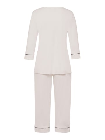 Hanro 3/4 Arm Pyjama Natural Comfort in almond