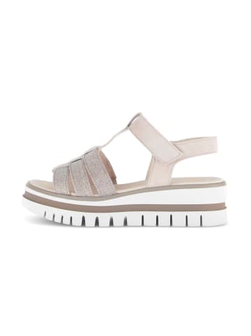 Gabor Plateau Sandalen in rosa