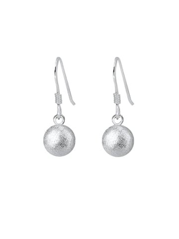 Alexander York Ohrringe BALL Diamant-Staub in 925 Sterling Silber, 2-tlg. in silber
