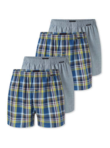 Schiesser Boxer Boxershorts in grau-meliert,sortiert4