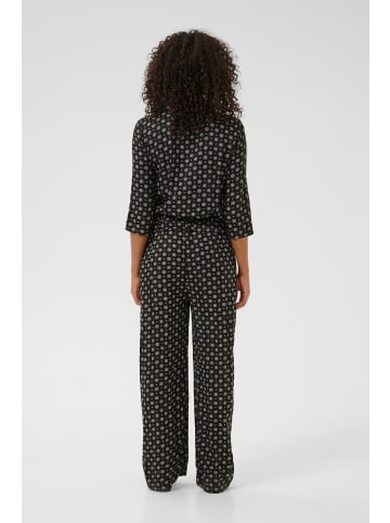 Kaffe Overall KArutie Regular fit in Black Tie/dot AOP