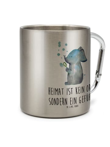 Mr. & Mrs. Panda Becher Elefant Seifenblasen mit Spruch in Silber
