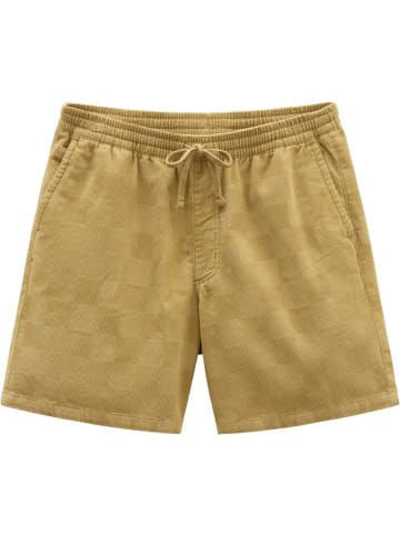 Vans Cargohose "Range Checkbrd Cord Loose Short" in Beige