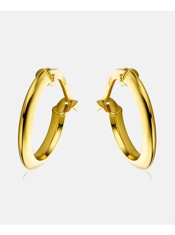 Diamant L'éternel Creolen aus 750 Gelbgold