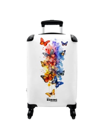 NoBoringSuitCases Suitcase, Handgepäck, Koffer, Reisekoffer Schmetterlingspalette