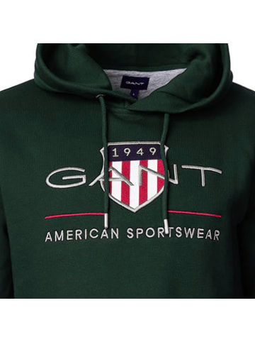 Gant Sweatshirt in Grün (Tartan Green)
