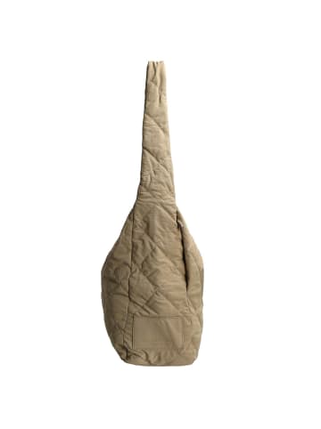 Seidenfelt Hetta Maxi Hobo - Schultertasche 42 cm (cool grey) in soft toffee