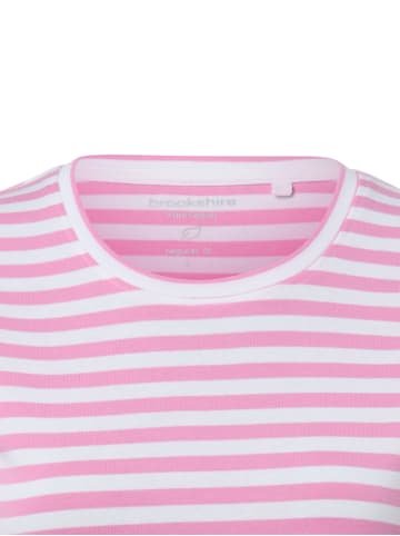 brookshire T-Shirt in altrosa weiß - 0047