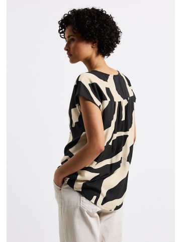 Street One 'Gemusterte Bluse' Grau