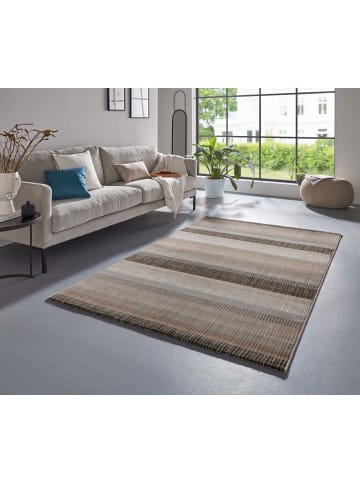 Tara Carpet Vintageteppich Argo Stripes in Grau