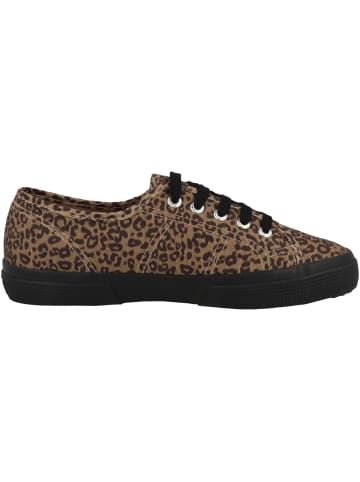 Superga Sneaker low 3750 Black Leopard Print Leggera in braun