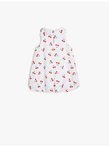 KOTON Kleid in Hellblau gemustert