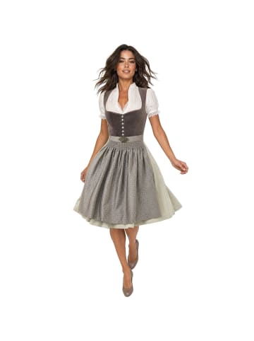 tectake Mini-Dirndl Valentina in braun