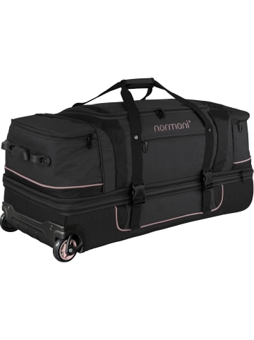 normani Reisetrolley 120-150 L Gigaro in Schwarz/Rosa