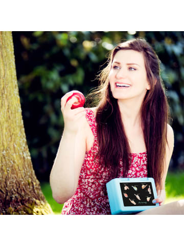 Mr. & Mrs. Panda Bento Box Heimische Vögel mit Spruch in Schwarz