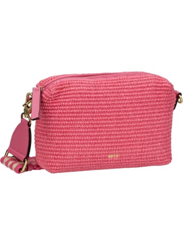 Abro Umhängetasche Kaia Raffia 30267 in Rosa