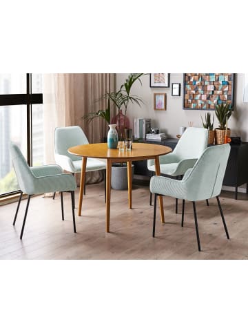 Beliani Esszimmertisch RADAN in Braun - (W) 110 x (H) 75 x (L) 110 cm