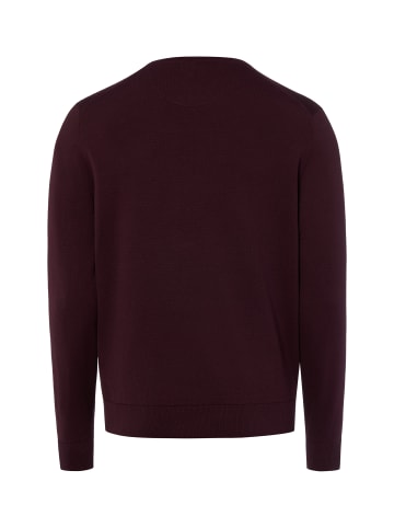 Nils Sundström Strickpullover in aubergine - 0002