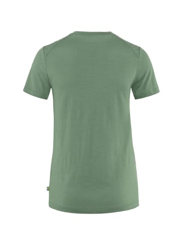 FJÄLLRÄVEN T-Shirt Abisko Wool SS in Khaki