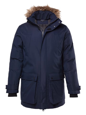 Men Plus Parka in navy blau