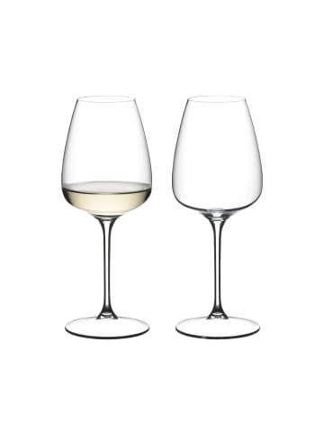 RIEDEL Glas 2er Set Weißwein / Champagnerglas / Spritz Drink Grape 550 ml in transparent
