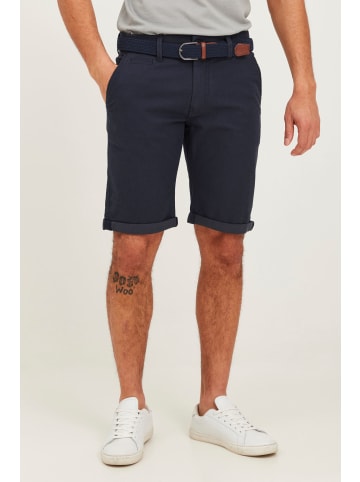 INDICODE Chinoshorts IDFigno 70478MM Chinoshorts mit Gürtel in dunkelblau