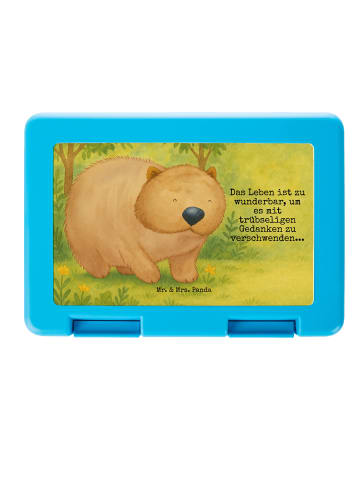 Mr. & Mrs. Panda Bentobox Wombat Design mit Spruch in Weiß