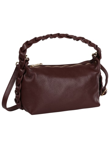 Toscanto Leder Umhängetasche Toscanto Tasche bordeaux, rot ca. 25cm