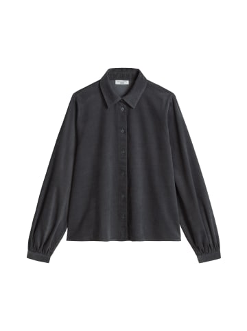 Marc O'Polo DENIM Feincord-Langarm-Bluse regular in Light Graphite