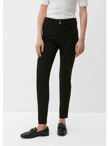 s.Oliver BLACK LABEL Jeans-Hose lang in Schwarz