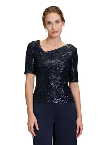 Vera Mont Pailletten-Top mit Glanzeffekt in Night Sky