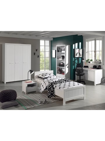 58 aufm Kessel JUGENDZIMMEREINRICHTUNG Karalynn 9 Jugendzimmer komplett MDF Weiß