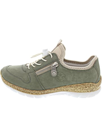 rieker sportlicher Schnürer Grün
