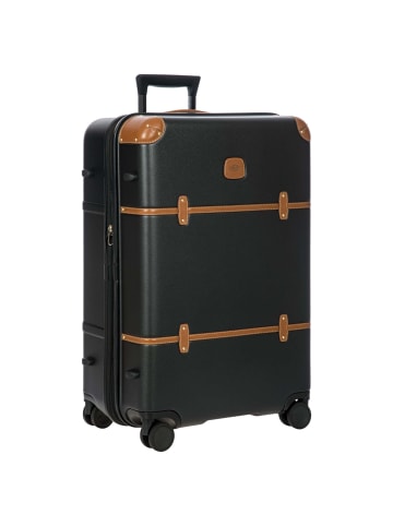 BRIC`s Bellagio - 4-Rollen-Trolley 70.5 cm erw. (eucalyptus) in black/tan