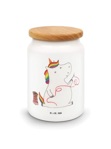 Mr. & Mrs. Panda aufbewahrungsbehälter Einhorn Näherin ohne Spruch in Weiß