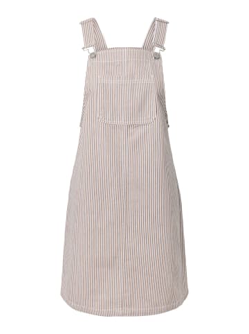 Pieces Pinafore-Kleid in Greige