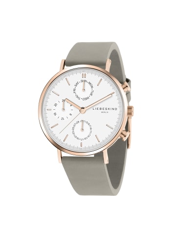 LIEBESKIND BERLIN Armbanduhr The Round Multifunction in grau