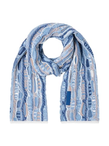 Carlo Colucci Strickschal Di Rosa in Blau