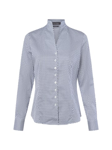 Franco Callegari Bluse in marine weiß - 0111