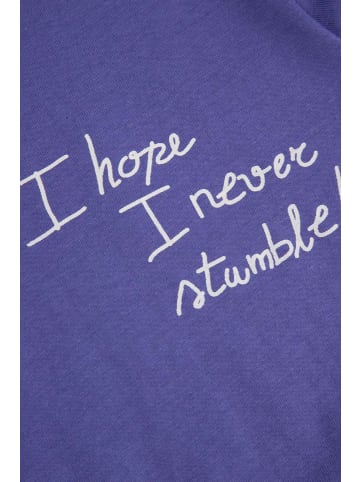 Coccodrillo Baumwoll-T-Shirt mit kurzen Ärmeln in violett