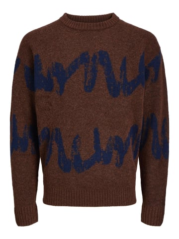 Jack & Jones Strickpullover in Brandy Brown