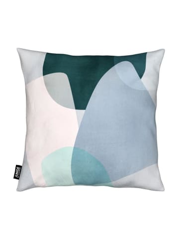 Juniqe Kissen "Graphic 150 C" in Blau & Grau