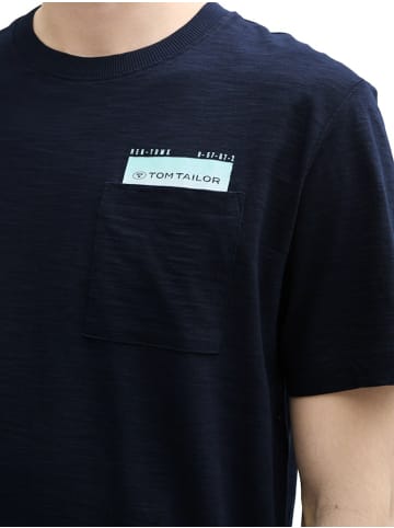 Tom Tailor Rundhals T-Shirt für Damen in uni