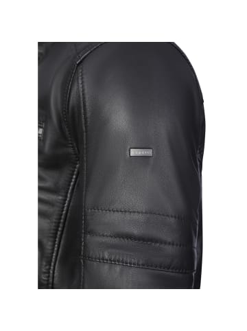 Bugatti Lederjacke Quebec in schwarz