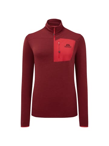 MOUNTAIN EQUIPMENT Langarmshirt W LUMIKO ZIP-T in Bordeaux