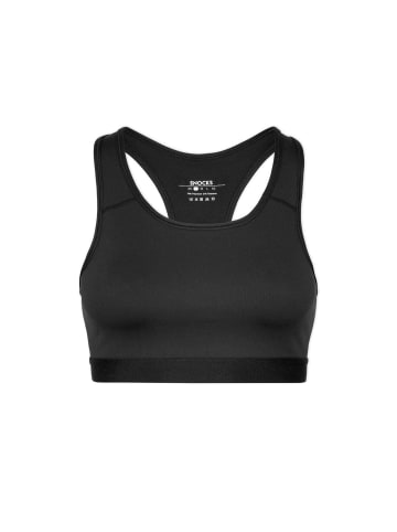 SNOCKS Sport-BH aus recyceltem Polyester 1 Stück in Schwarz