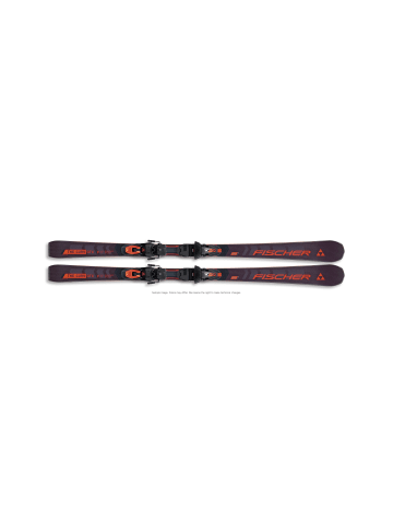 Fischer Ski Sets in rot