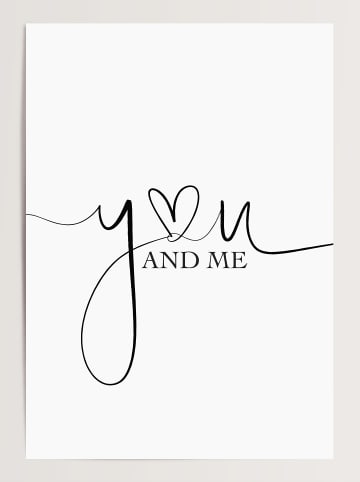 Tales by Jen Poster / Kunstdruck "You and me" I Ohne Rahmen
