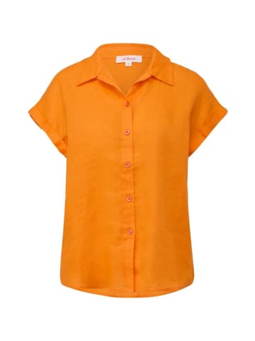 S.OLIVER RED LABEL Halbarmbluse in Orange
