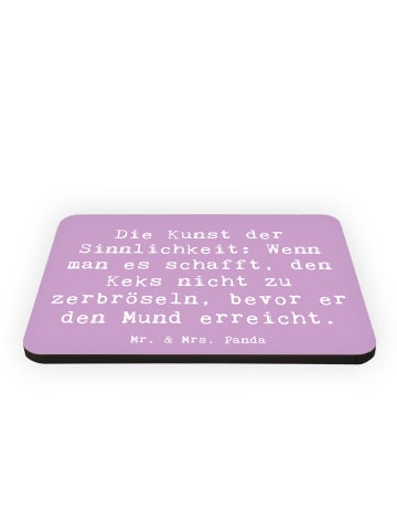 Mr. & Mrs. Panda magnet Spruch Kunst der Sinnlichkeit mit Spruch in Lavendeltraum